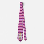 Agneau de Pâques mignonne Abstraite Cravate de con (Devant)