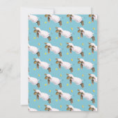 Agneau de printemps sauter mignon invitations de 1 (Dos)