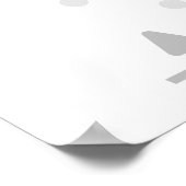 Agneau de saut simple mignonne 1ère Affiche de bie (Coin)