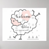 Agneau de saut simple mignonne 1ère Affiche de bie (Devant)