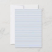 Agneau mignon bleu Kraft bébé garçon douche Merci (Dos)