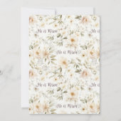 Agneau neutre | Invitation du programme de Pâques (Dos)