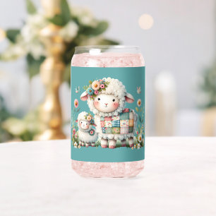 Agneaux mignons aux accents floraux et patchwork