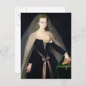 Agnes Sorel Briefkaart (Voorkant / Achterkant)