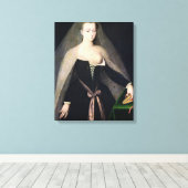 Agnes Sorel Canvas Afdruk (Insitu (Houten vloer))