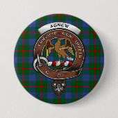 Agnew Clan Badge Buttonnen Ronde Button 7,6 Cm (Voorkant)