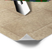 Agnew Clan Badge Crossed Swords Poster 18x24 (Coin)