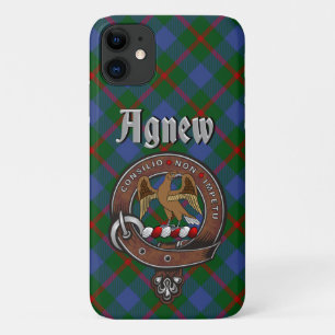 Agnew Clan Badge & Tartan Hoesje