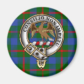 Agnew Clan Badge & Tartan Magnets (Devant)