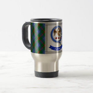 Agnew Clan Badge & Tartan Persoonlijk Reisbeker