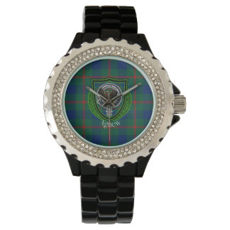 Agnew Scottish Clan Tartan & Crest Horloge