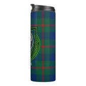 Agnew Scottish Clan Tartan & Crest Thermosbeker (Geroteerd rechts)