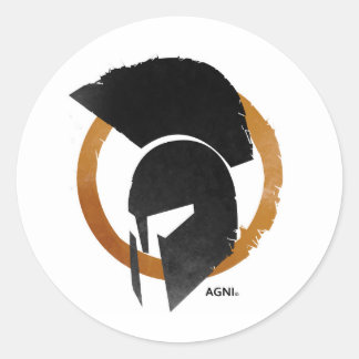 AGNI ronde sticker