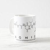 Agnieska peptide nom mug (Devant gauche)
