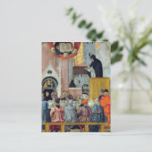 Agnolo degli Erri A Dominicaanse Preaching Briefkaart (Staand voorkant)