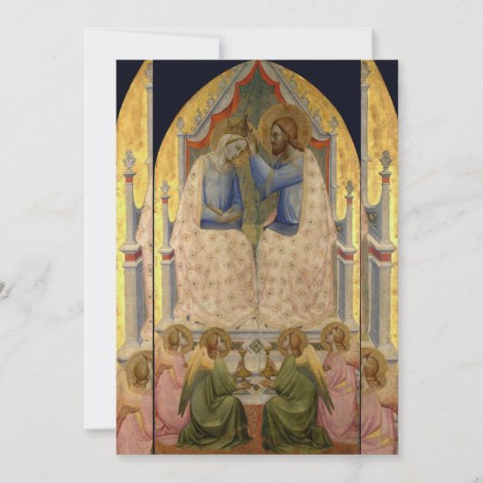 Agnolo Gaddi - De kolonie van de Maagd Kaart (Voorkant)