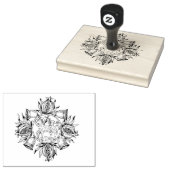 Agnus Dei Lam van God Religieus Rubberstempel (Gestempeld)