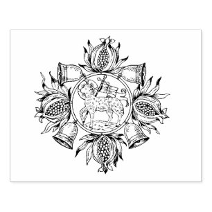 Agnus Dei Lam van God Religieus Rubberstempel