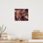 Agony, de doodsstrijd van Egon Schiele Poster (Keuken)