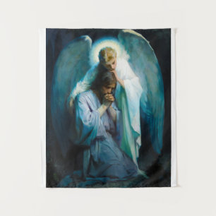 Agony in de tuin, 1898 door Frans Schwartz Wandkleed