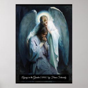 Agony in de tuin Jezus Christus Poster