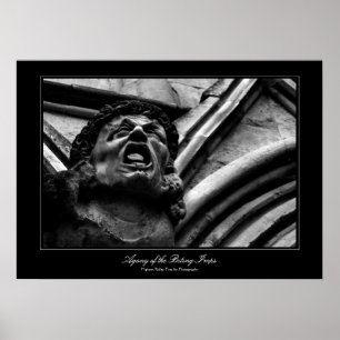 Agony of the Biting Imps Gothic Fine Art Poster
