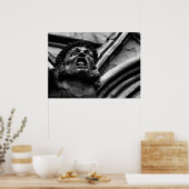 Agony of the Biting Imps Gothic Gargoyle Poster (Keuken)