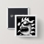 Agony of the Eclipse Vierkante Button 5,1 Cm (Voorkant /achterkant)