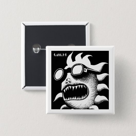 Agony of the Eclipse Vierkante Button 5,1 Cm (Voorkant /achterkant)