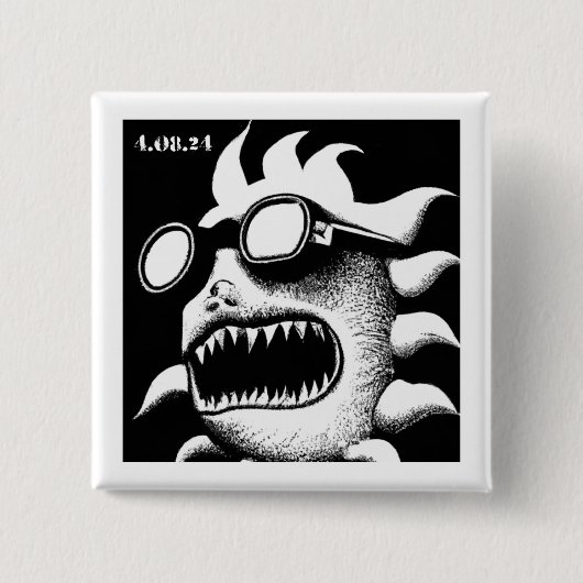 Agony of the Eclipse Vierkante Button 5,1 Cm (Voorkant)