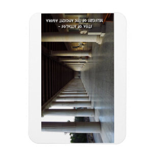 Agora van Athene, Griekenland. Stoa van Attalos Magneet