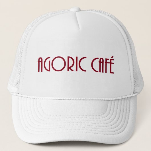 Agoric Café Trucker Hat Pet (Voorkant)