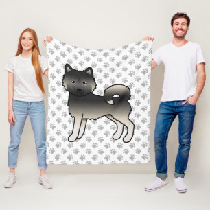 Agouti Alaskan Malamute Schattige Cartoon Hond & P Fleece Deken