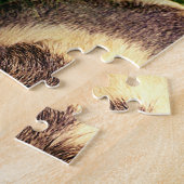 Agouti Guinea Pig in Grass Legpuzzel (Zijkant)