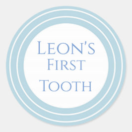 Agra Hadig - Eerste tand aanpasbaar Ronde Sticker