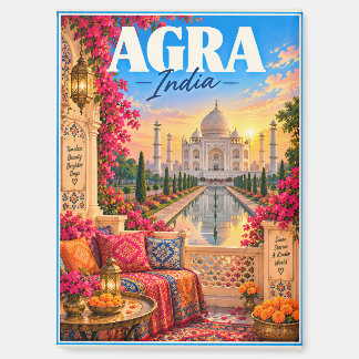 Agra India Taj Mahal Travel Magneet