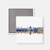 Agra Skyline Magneet (Voorkant / Achterkant)