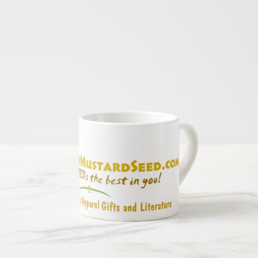 Agrainofmustardseed.com Logo Espresso Kop (Voorkant rechts)