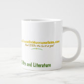 Agrainofmustardseed.com Logo Grote Koffiekop (Rechts)