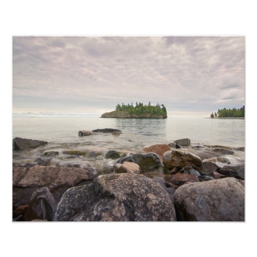 Agrandissement de la photo sur la rive nord (Devant)