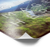 Agrandissement de l'impression photo Instagram (Coin)