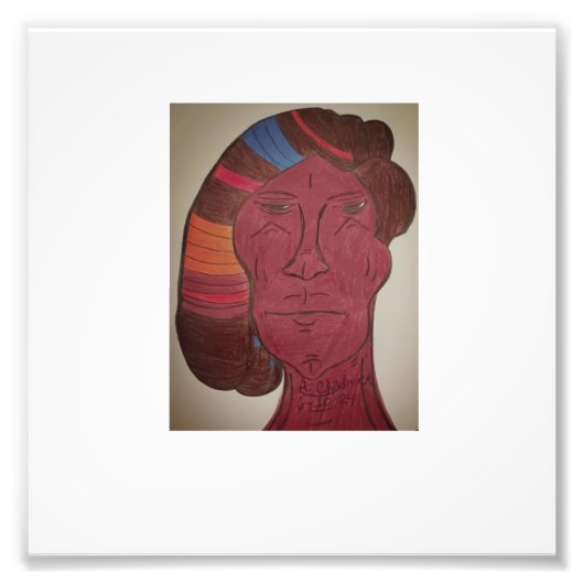 Agrandissement de photo d'art multiracial (Devant)