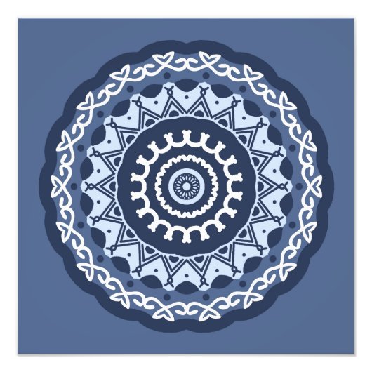 Agrandissement de photo de conception de mandala c (Devant)