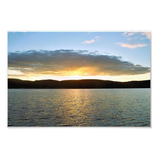 Agrandissement de photo de coucher de soleil (Devant)