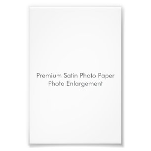 Agrandissement de photo sur papier photo satiné Pr