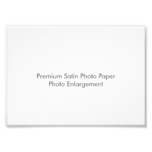 Agrandissement de photo sur papier photo satiné Pr