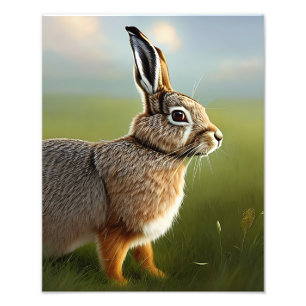 agrandissement photo numérique de lapin