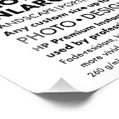 Agrandissement photo paysager personnalisé 10 po x (Coin)