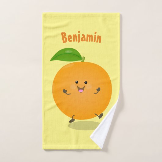Agréable agrumes d'orange (Serviette à main)