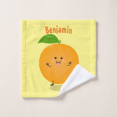 Agréable agrumes d'orange (Gant de toilette)